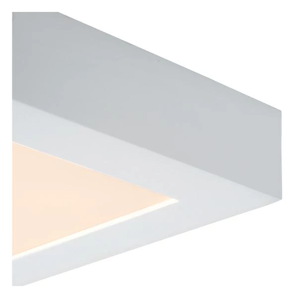 Lucide BRICE-LED - Flush ceiling light Bathroom - LED Dim. - 1x15W 3000K - IP44 - White - detail 2